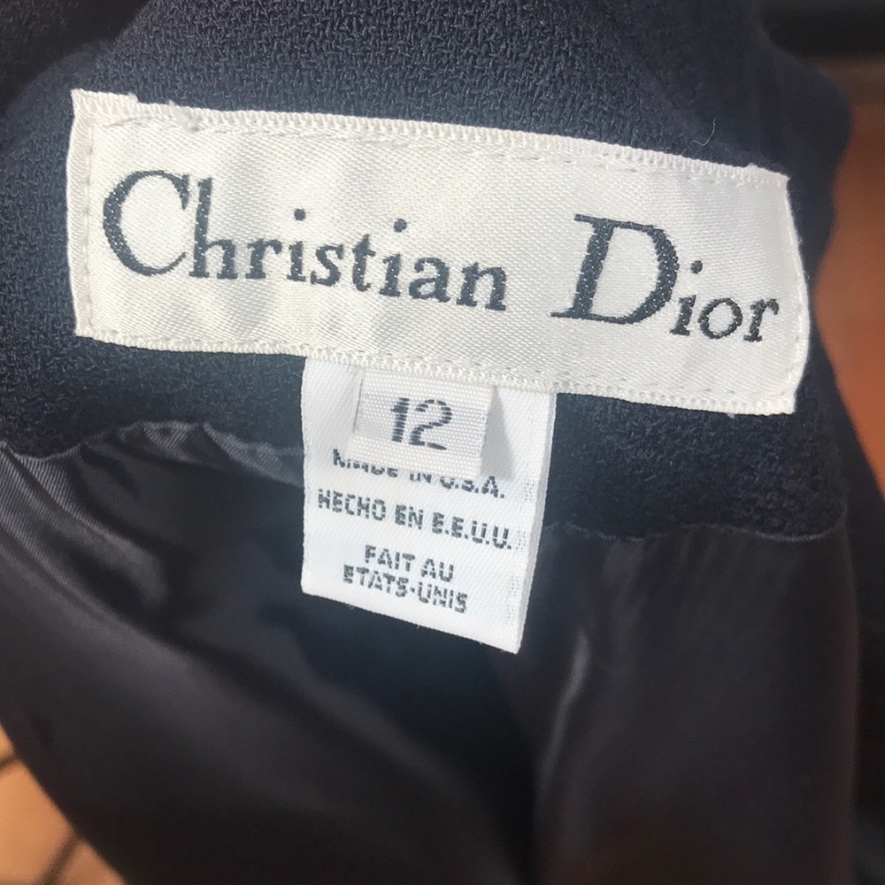 Vintage Christian Dior Wool Blazer - Picture 5 of 5